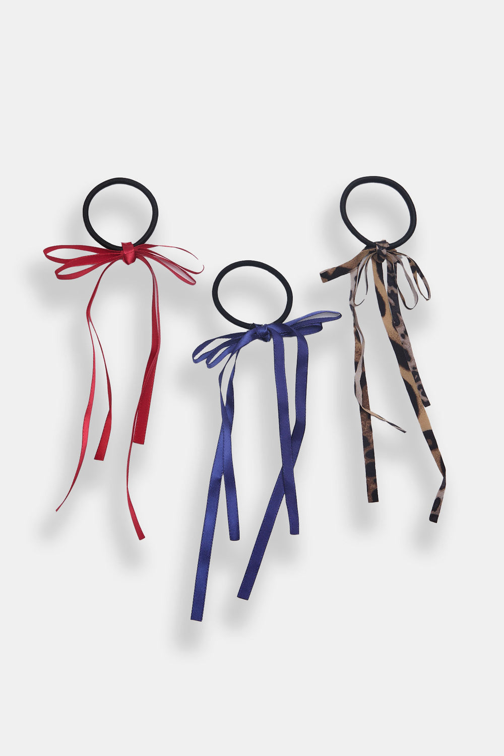 Élastiques à cheveux noeud en satin paquet de 6 AERO Élastiques à cheveux noeud en satin paquet de 6 AERO - Amnesia