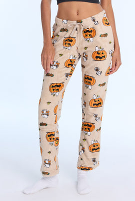 Peanuts Snoopy Pumpkin Plush Pajama Pant