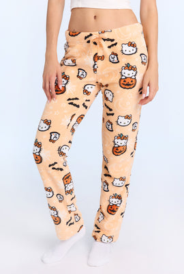 Hello Kitty Ghost Halloween Plush Pajama Pant