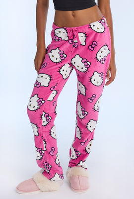 Hello Kitty Bow Plush Pajama Pant