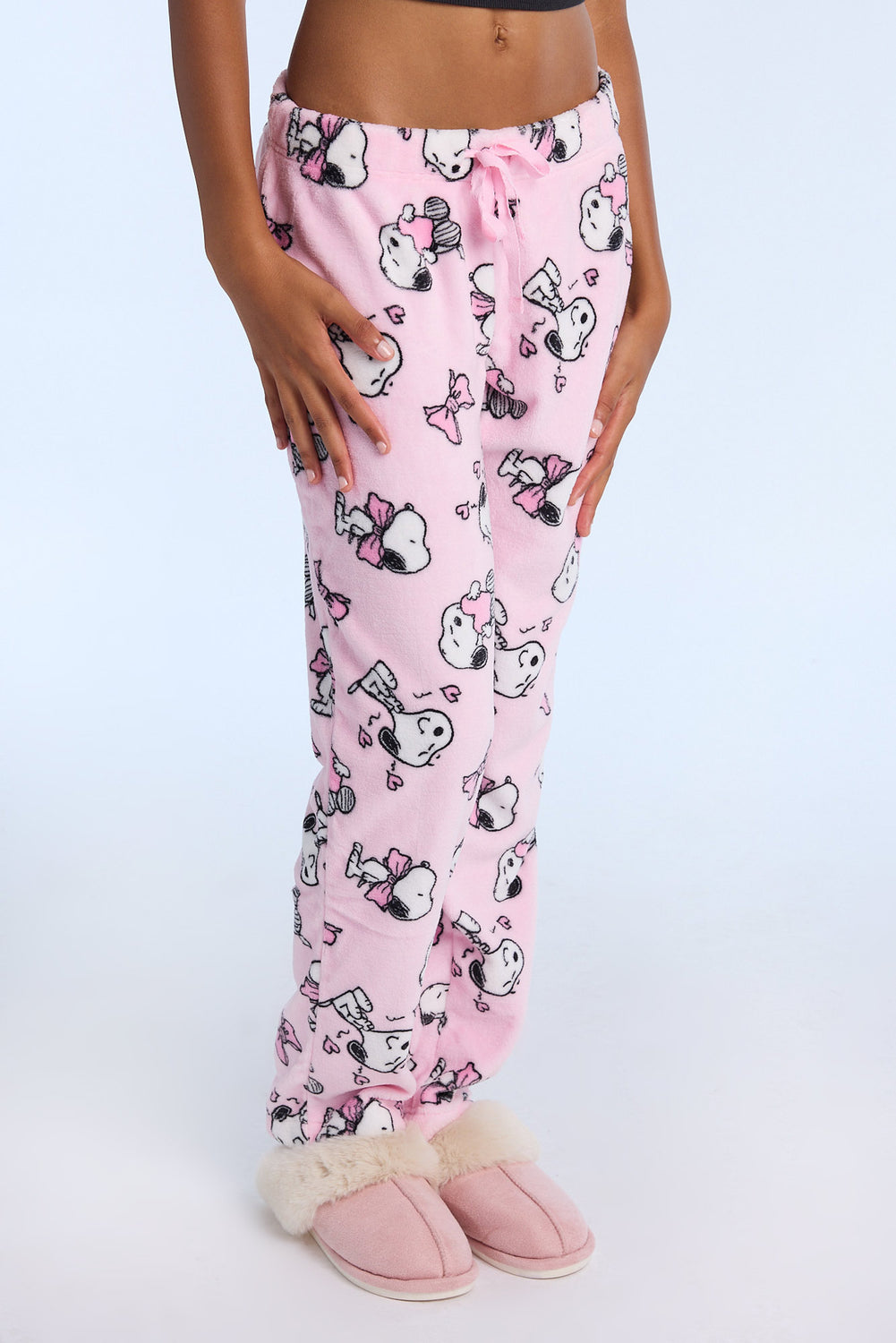 Snoopy Hearts Plush Pajama Pant Snoopy Hearts Plush Pajama Pant