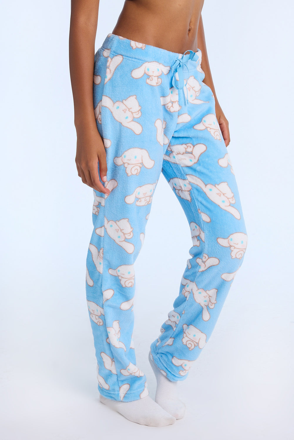 Pantalon de pyjama en peluche Cinnamoroll Pantalon de pyjama en peluche Cinnamoroll