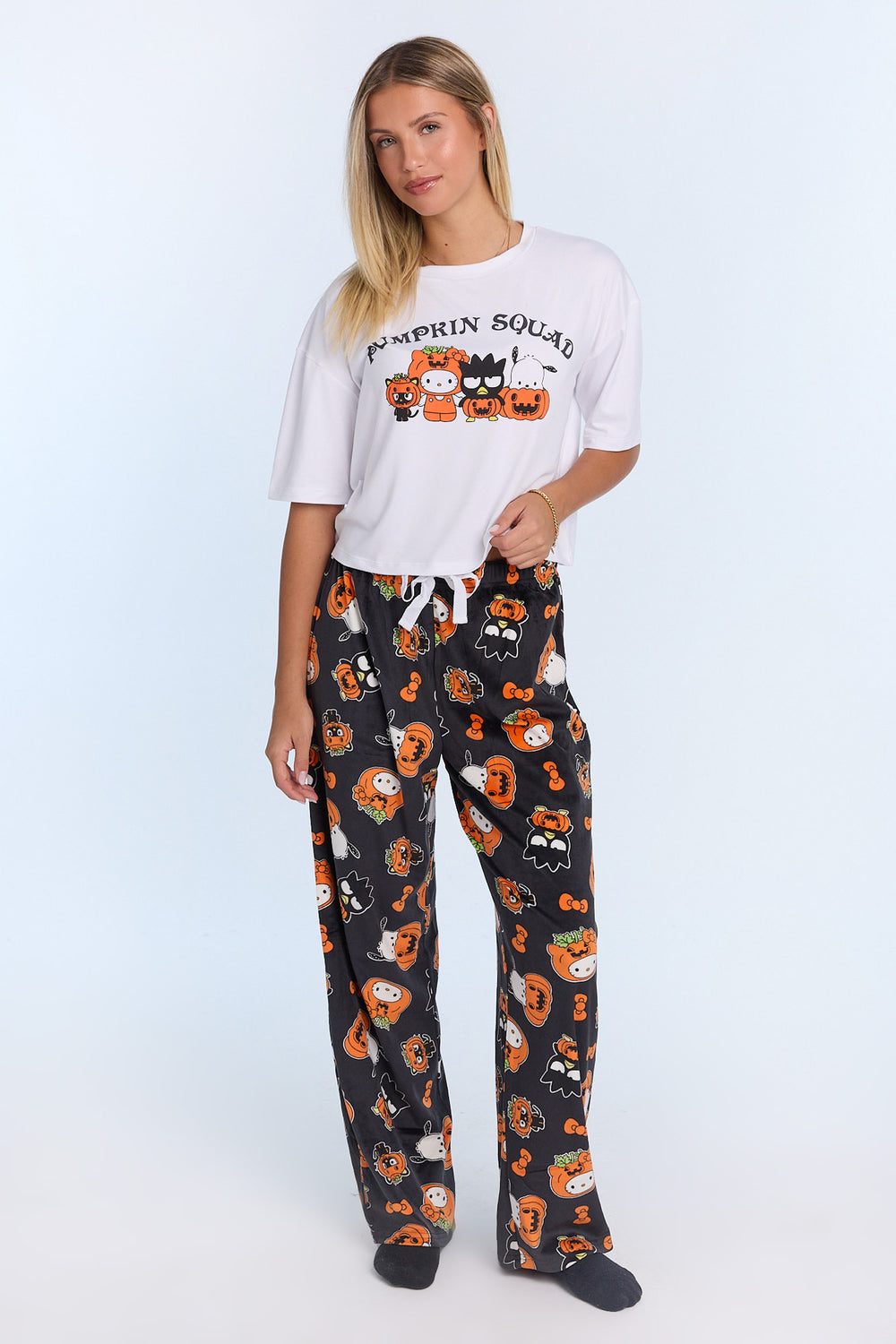 Ensemble de pyjama 2 pièces Hello Kitty Pumpkin Squad Ensemble de pyjama 2 pièces Hello Kitty Pumpkin Squad