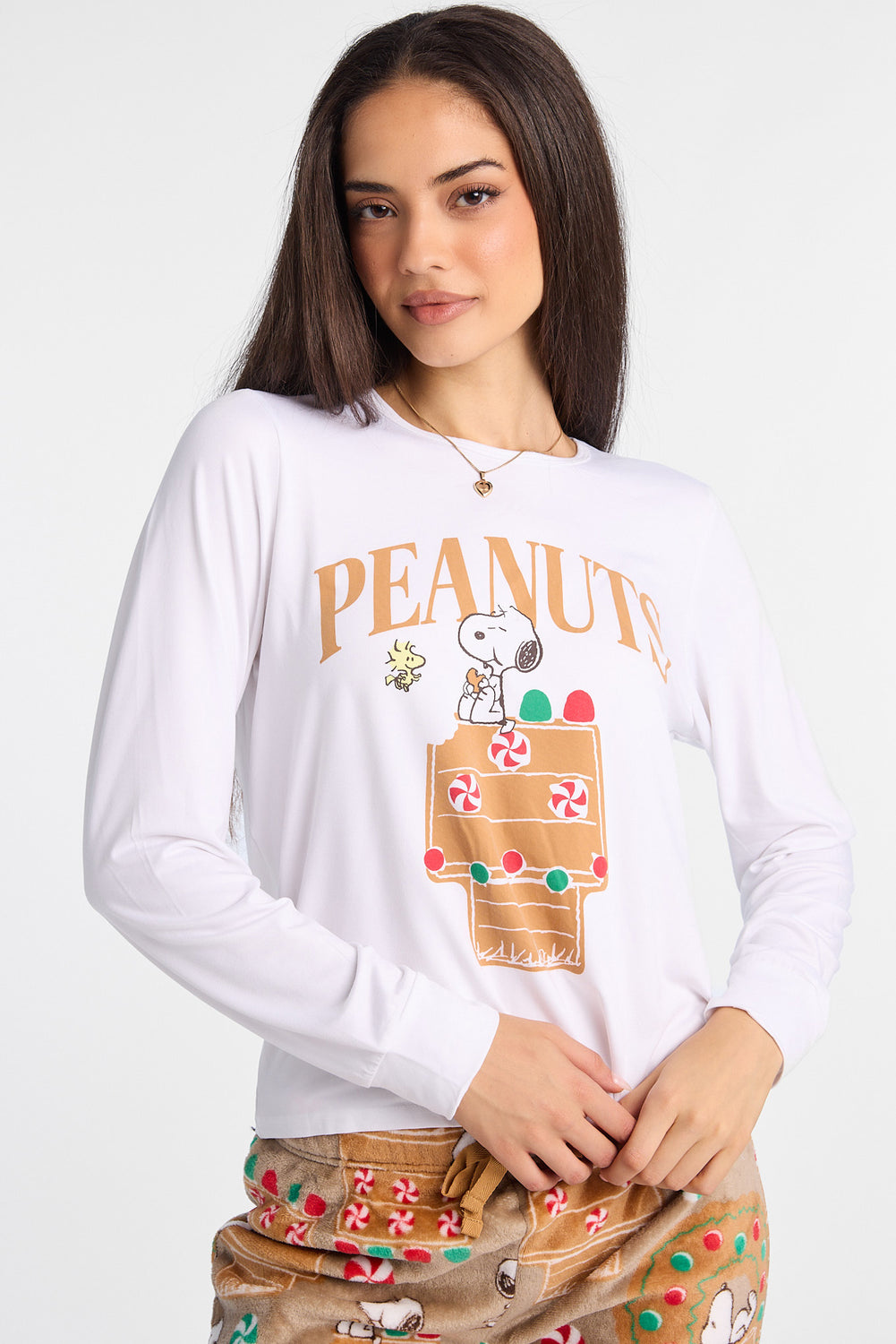 Ensemble de pyjama 2 pièces imprimé Peanuts Snoopy Ensemble de pyjama 2 pièces imprimé Peanuts Snoopy