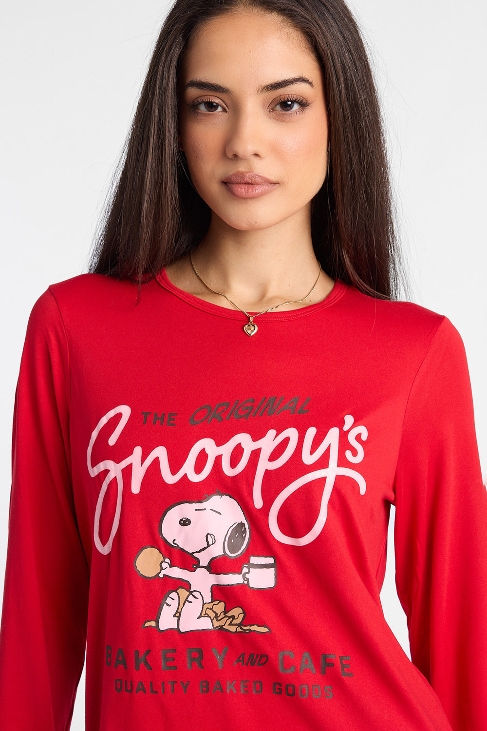 Ensemble de pyjama 2 pièces imprimé Snoopy Ensemble de pyjama 2 pièces imprimé Snoopy
