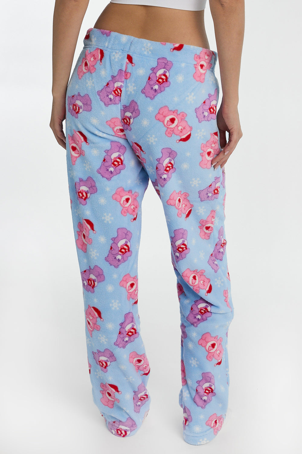 Care Bears Snowflakes Plush Pajama Pant Care Bears Snowflakes Plush Pajama Pant