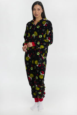 The Grinch Ornaments Hooded Onesie