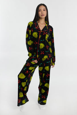 The Grinch Bows 2-Piece Pajama Shirt & Pant Set