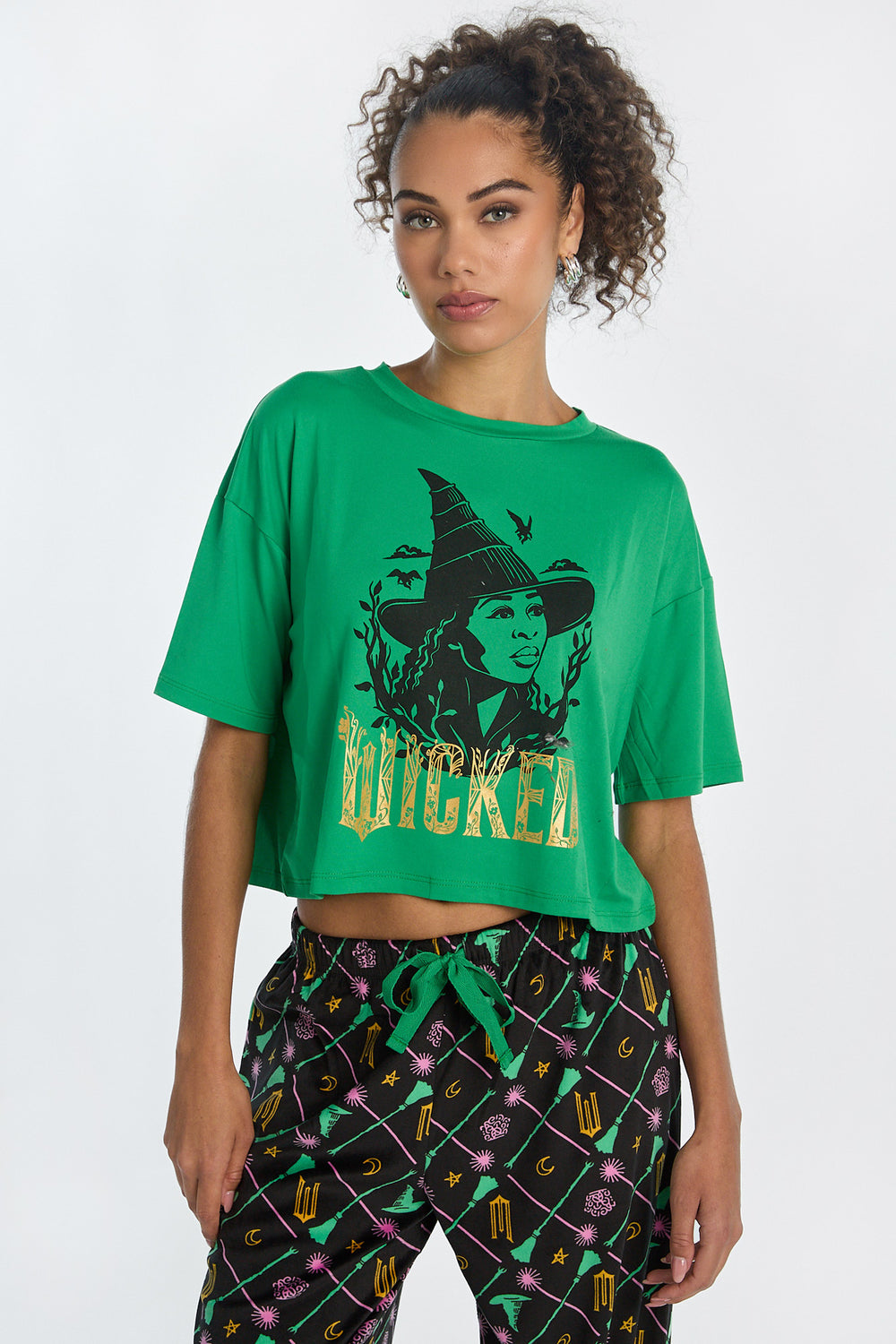 Wicked Elphaba 2-Piece Pajama Tee & Pant Set Wicked Elphaba 2-Piece Pajama Tee & Pant Set