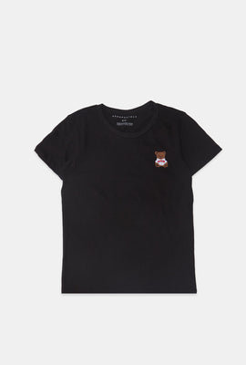 T-shirt coupe classique brodé ourson Brooklyn AERO
