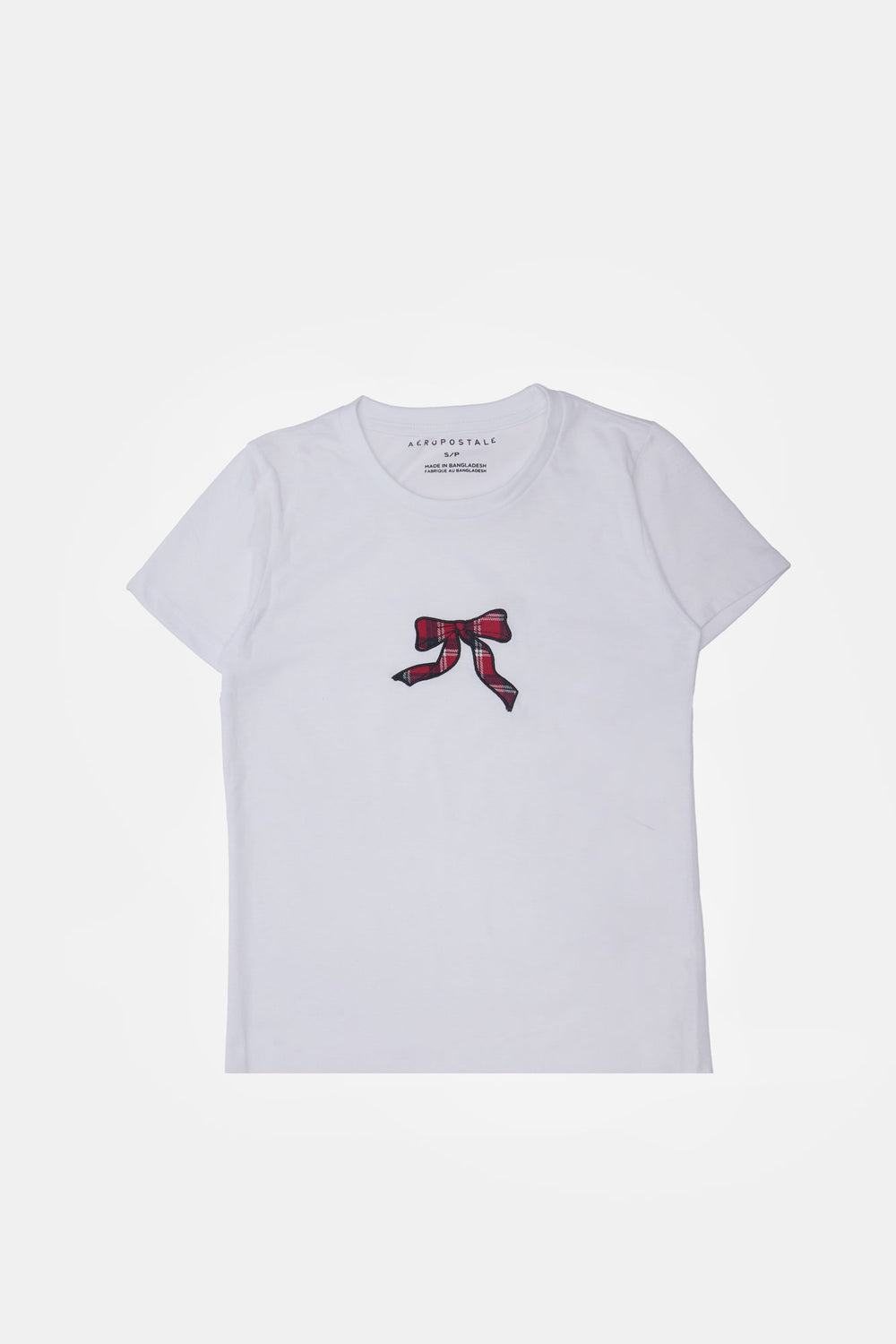 T-shirt coupe classique à noeud carreauté AERO T-shirt coupe classique à noeud carreauté AERO