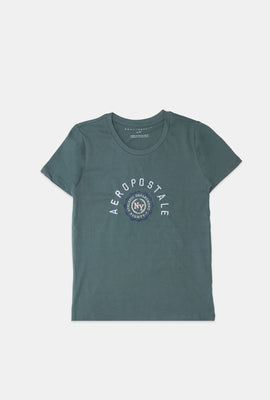 T-shirt coupe classique à noeud en carreaux AERO