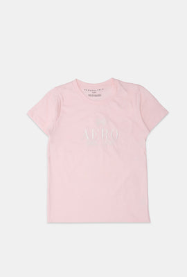 T-shirt coupe classique brodé noeud AERO