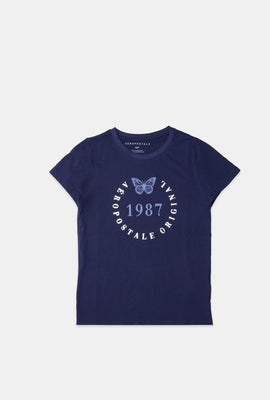 Aéropostale 1987 Butterfly Graphic Classic Tee