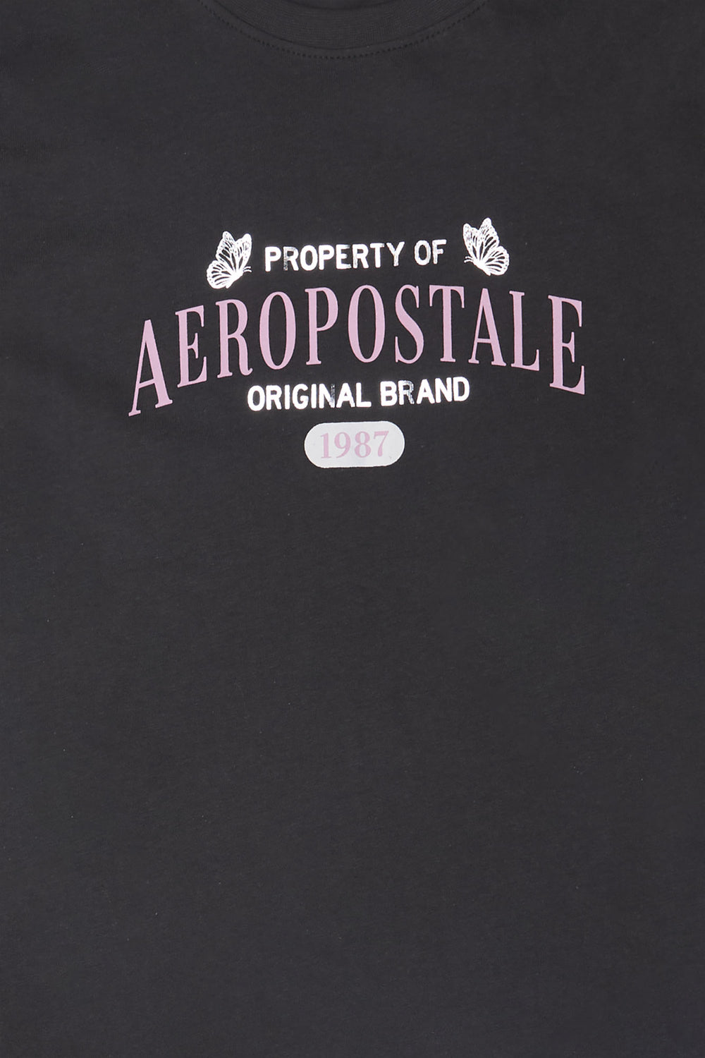 T-shirt coupe classique imprimé métallisé Original Brand Aéropostale T-shirt coupe classique imprimé métallisé Original Brand Aéropostale