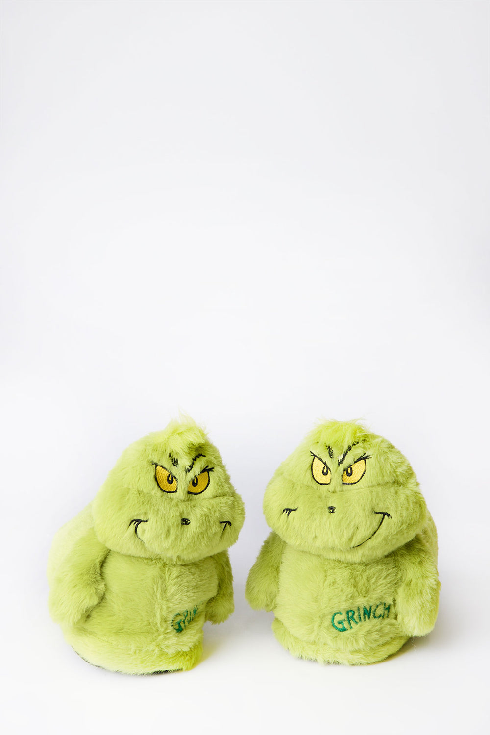 Pantoufles peluche rembourrés Le Grinch Pantoufles peluche rembourrés Le Grinch