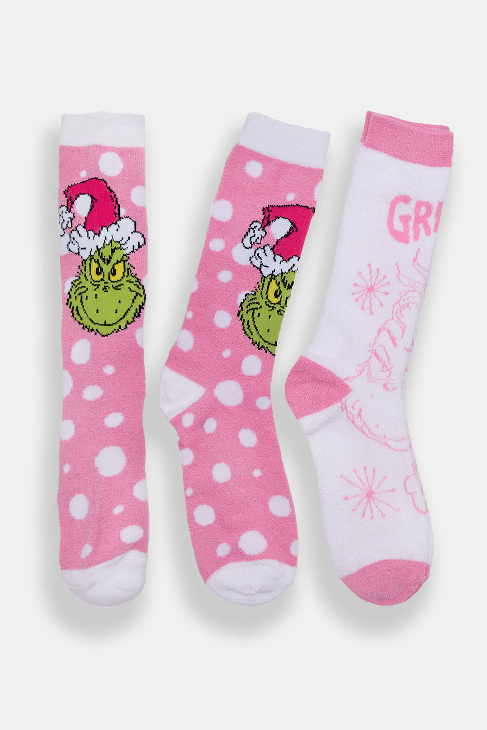 Lot de 2 chaussettes roses The Grinch Lot de 2 chaussettes roses The Grinch
