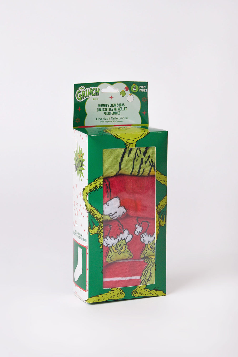 Lot de 4 chaussettes The Grinch Lot de 4 chaussettes The Grinch