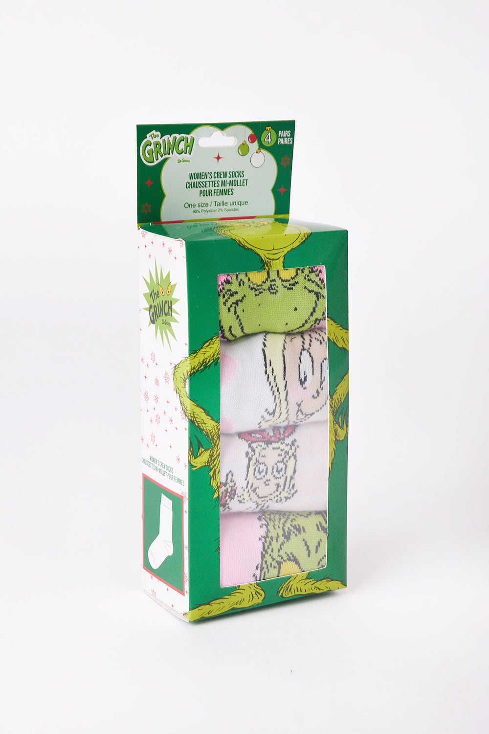 The Grinch 4-Pack Printed Crew Socks The Grinch 4-Pack Printed Crew Socks