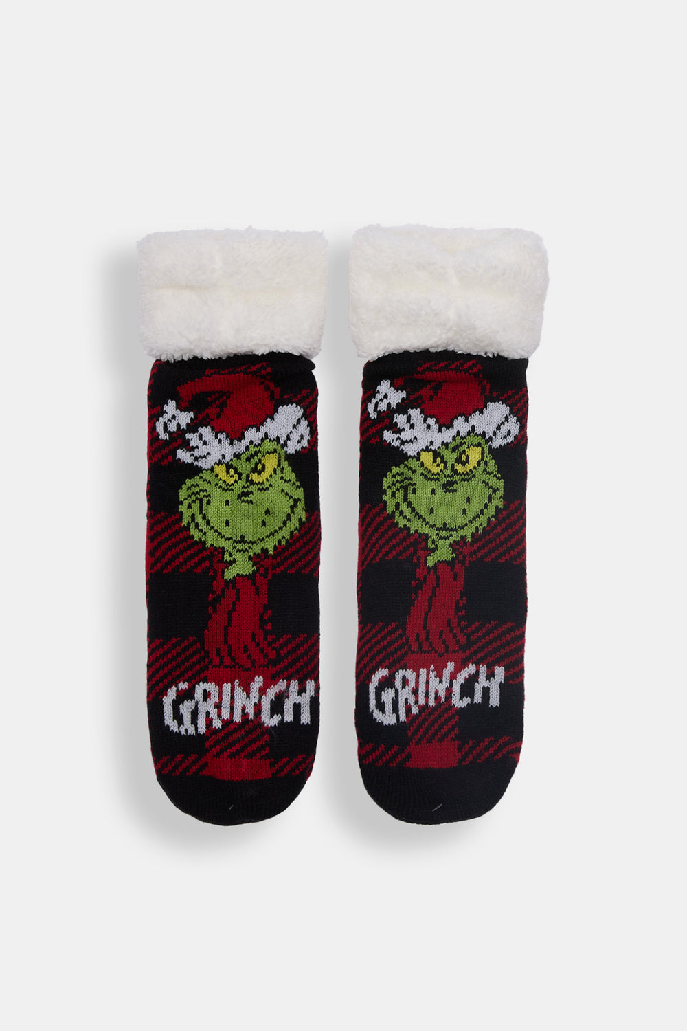 Chaussettes de lecture à carreaux The Grinch Chaussettes de lecture à carreaux The Grinch
