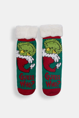 Chaussettes de lecture imprimées The Grinch