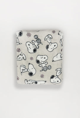 Couverture peluche imprimé Snoopy