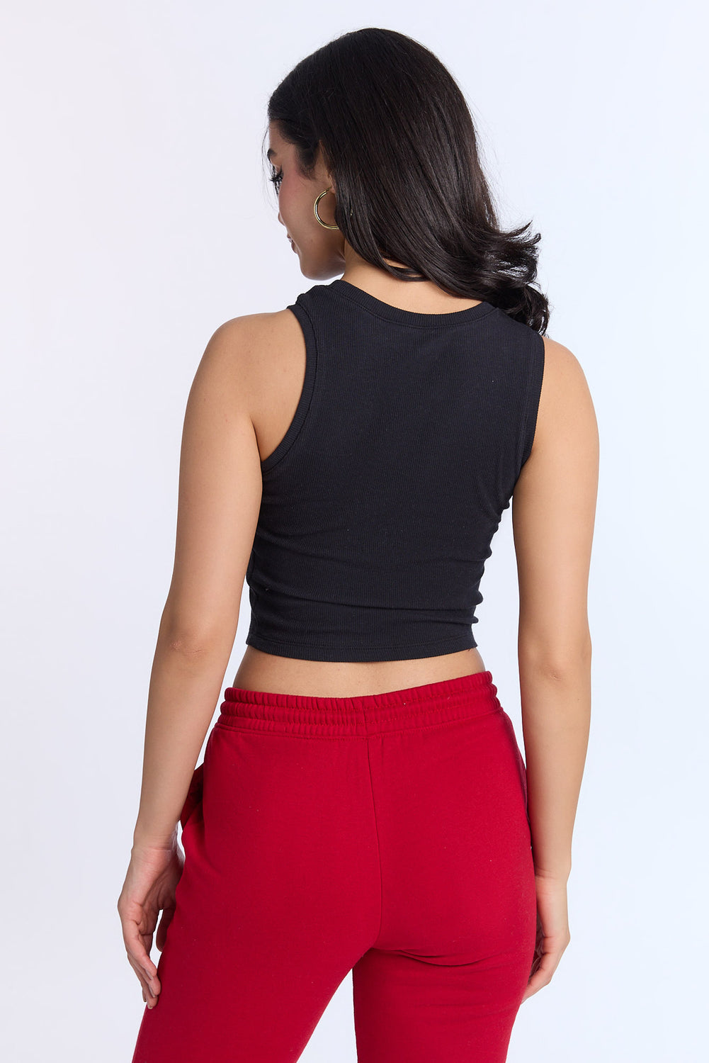 AERO Ribbed High Neck Tank Top AERO Ribbed High Neck Tank Top