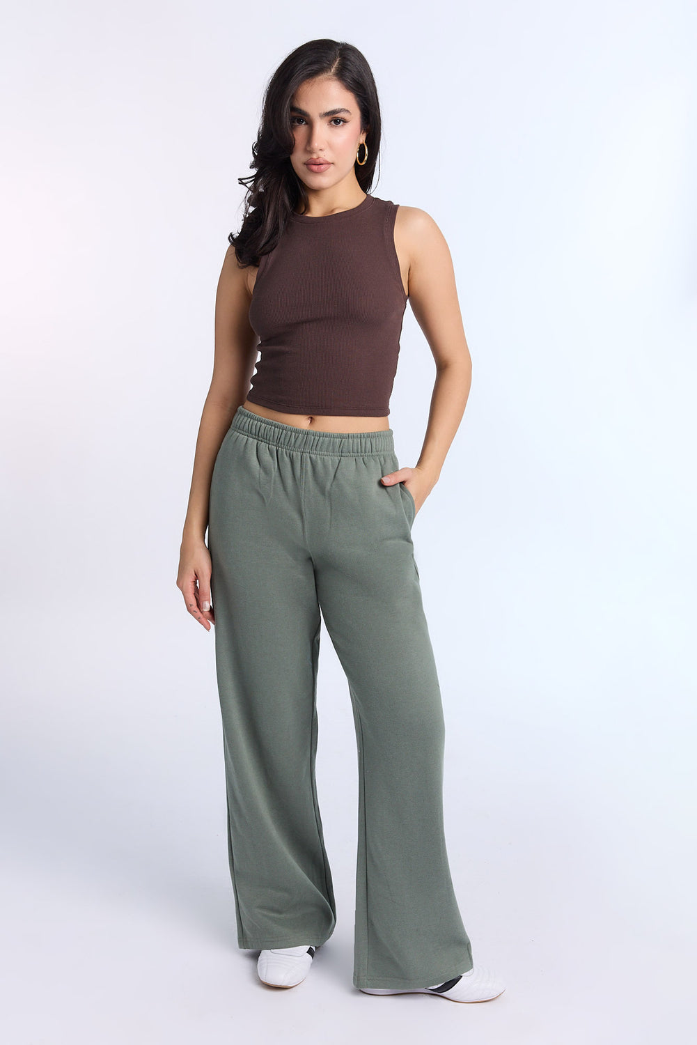 AERO Ribbed High Neck Tank Top AERO Ribbed High Neck Tank Top