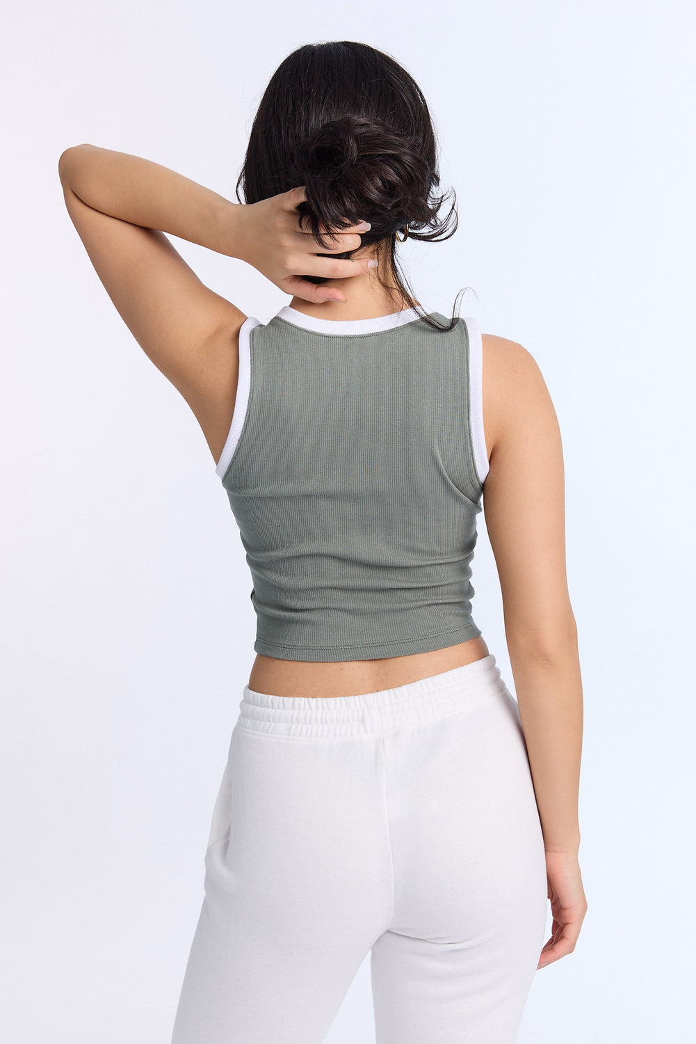 AERO Ribbed High Neck Tank Top AERO Ribbed High Neck Tank Top