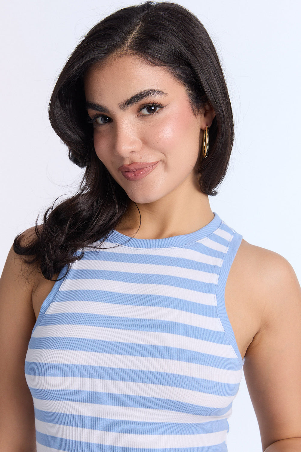 AERO Ribbed High Neck Tank Top AERO Ribbed High Neck Tank Top