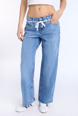 AERO Low Rise Baggy Jeans