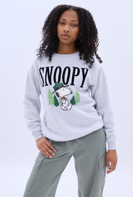 Camp Snoopy Graphic Crewneck Sweatshirt