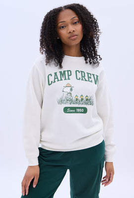 Camp Snoopy Graphic Crewneck Sweatshirt