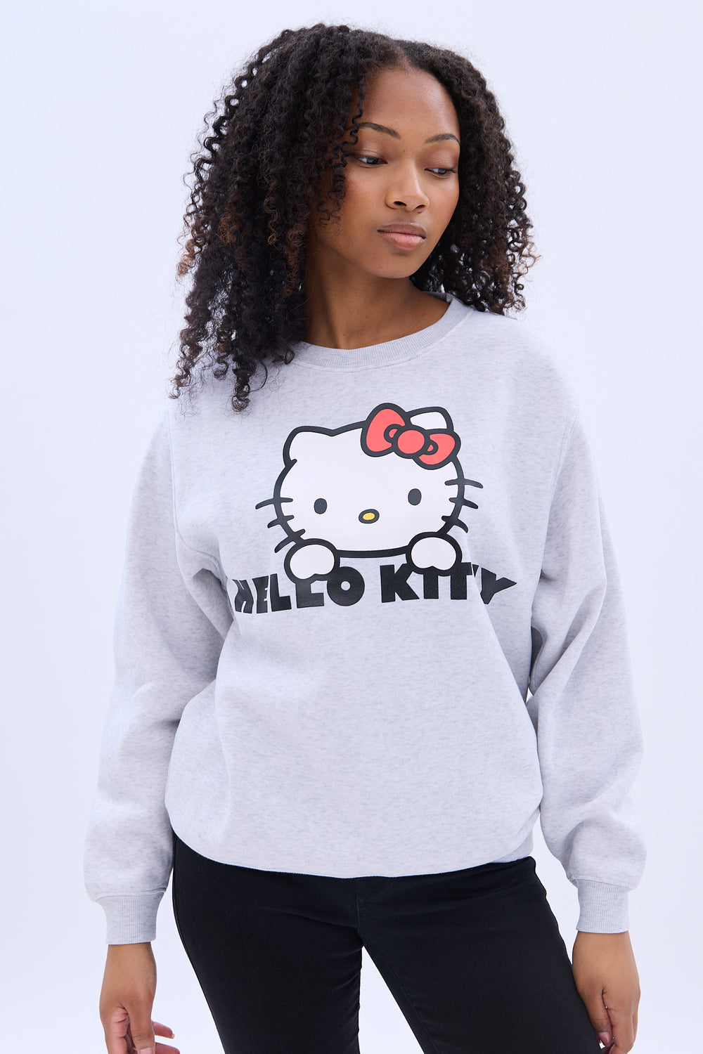 Hello Kitty Peak Graphic Crewneck Sweatshirt Hello Kitty Peak Graphic Crewneck Sweatshirt