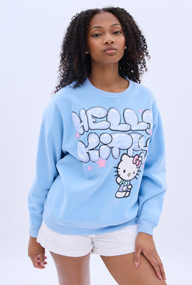 Hello Kitty Graphic Crew Neck Sweatshirt