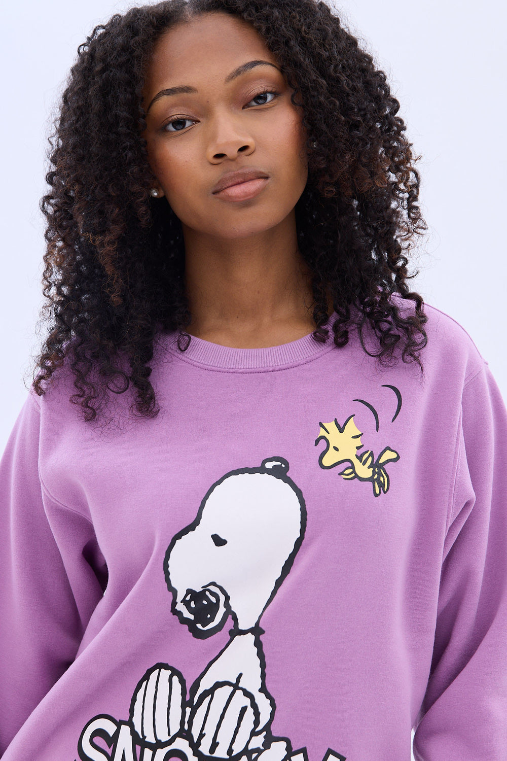 Snoopy & Woodstock Peanuts Crewneck Sweatshirt Snoopy & Woodstock Peanuts Crewneck Sweatshirt