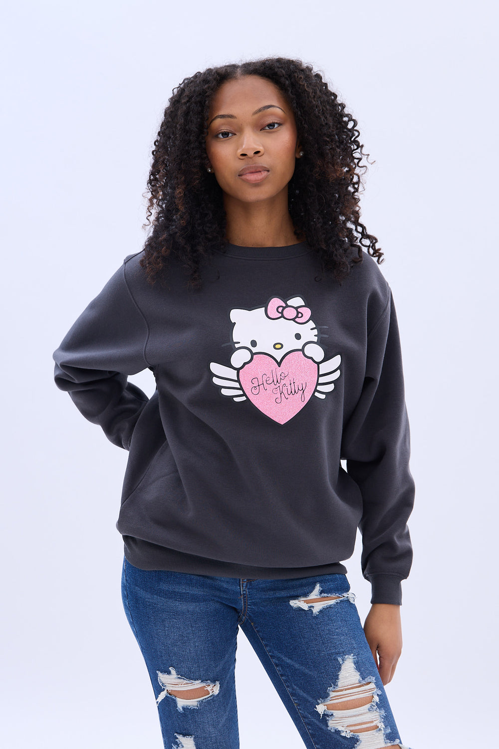 Hello Kitty Angel Crewneck Sweatshirt Hello Kitty Angel Crewneck Sweatshirt