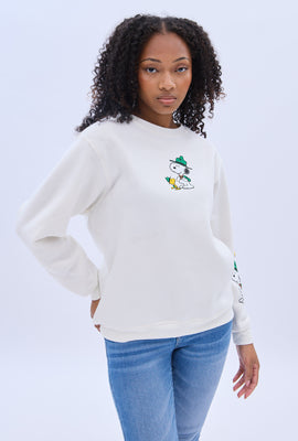 Camp Snoopy Snoopy Bird Hill Graphic Crewneck Sweatshirt