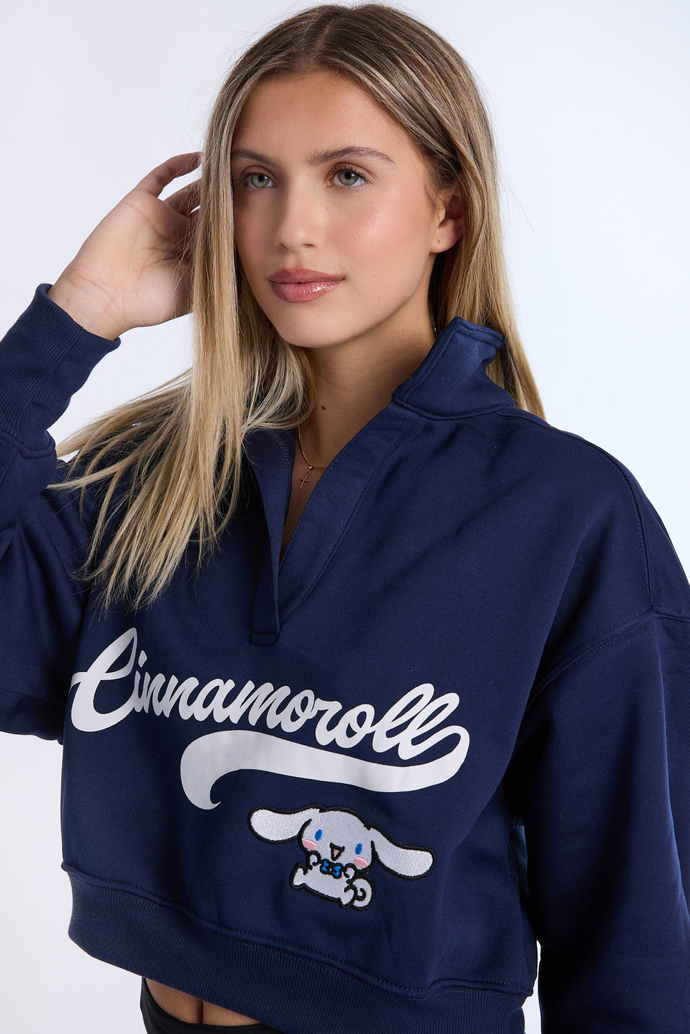 Sweatshirt à col polo Cinnamoroll Sweatshirt à col polo Cinnamoroll - West49