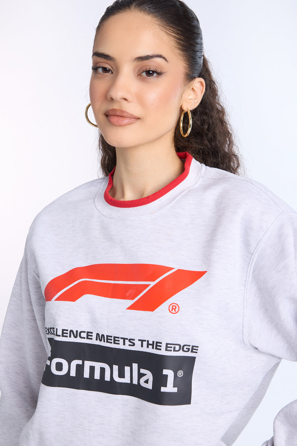 Sweatshirt à col ras du cou imprimé Formula 1 Sweatshirt à col ras du cou imprimé Formula 1