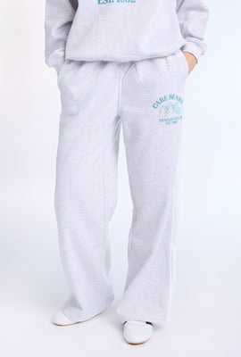 Jogger en molleton à grande jambe Carebears