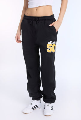 Jogger en molleton imprimé 50 Peanuts