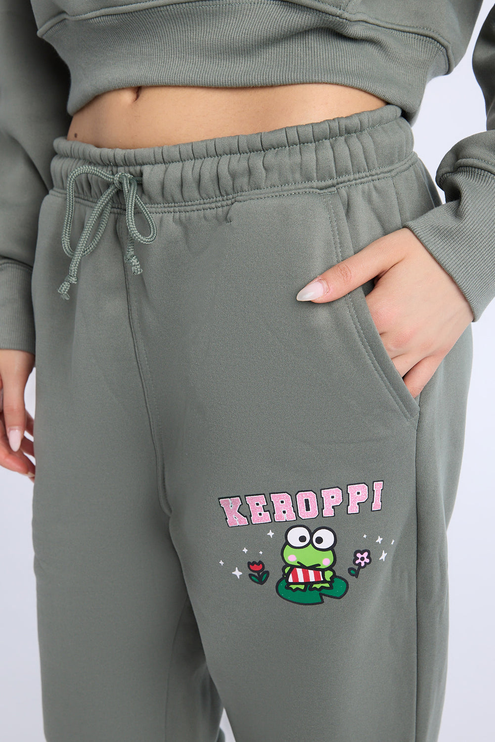 Jogger en molleton imprimé Keroppi Jogger en molleton imprimé Keroppi - West49