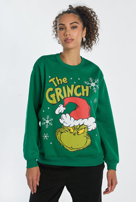 Sweatshirt à col ras du cou imprimé The Grinch