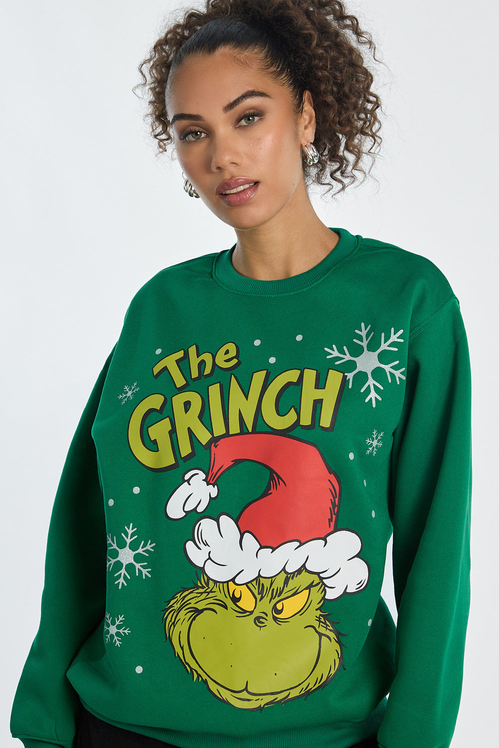 Sweatshirt à col ras du cou imprimé The Grinch Sweatshirt à col ras du cou imprimé The Grinch