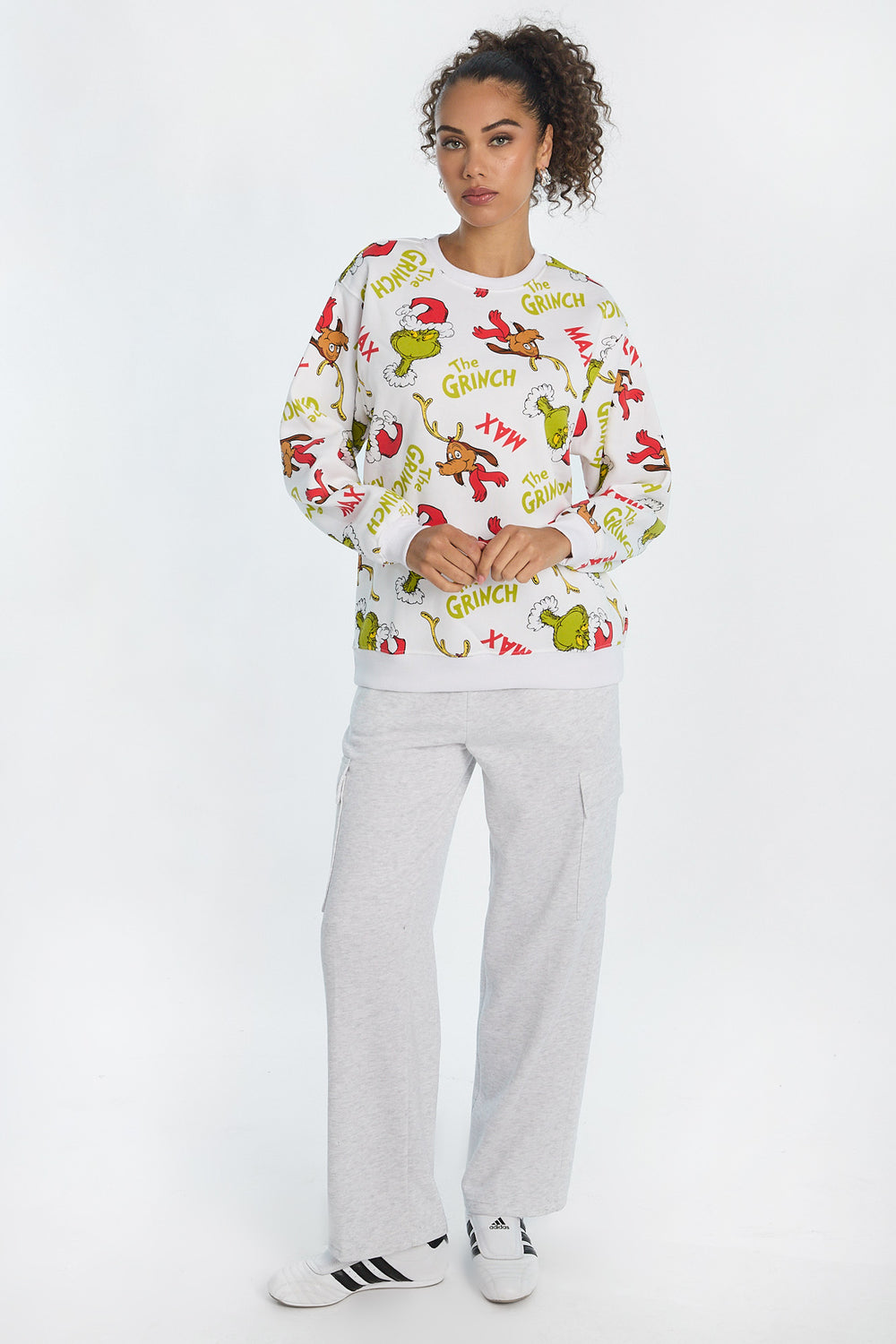 The Grinch & Max Graphic Crewneck Sweatshirt The Grinch & Max Graphic Crewneck Sweatshirt