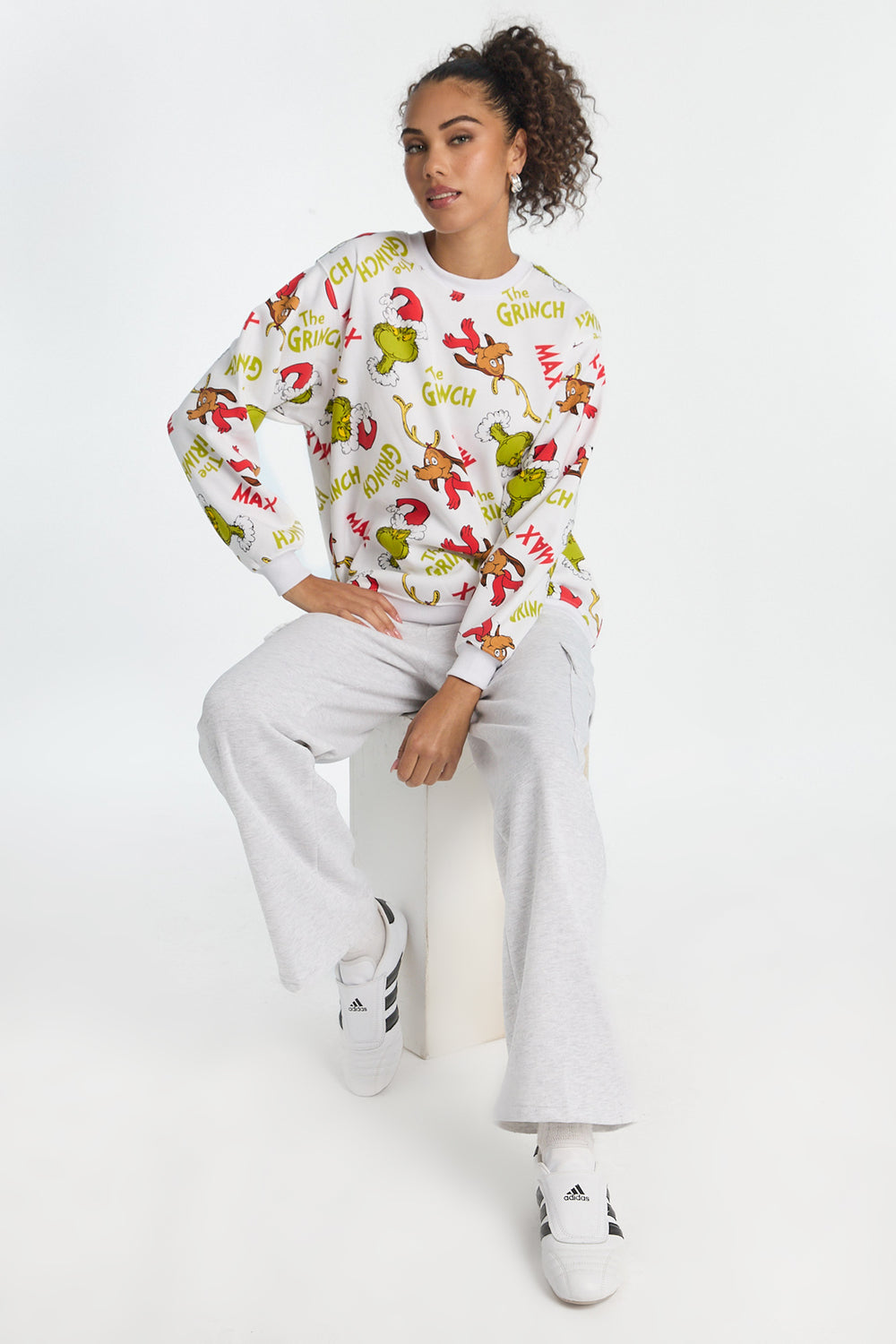 The Grinch & Max Graphic Crewneck Sweatshirt The Grinch & Max Graphic Crewneck Sweatshirt