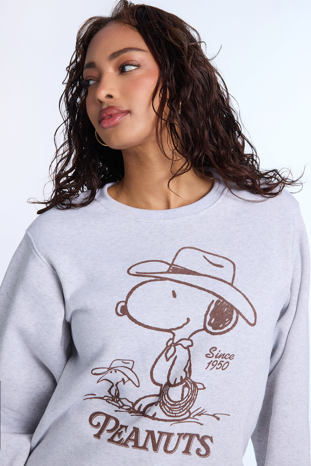 Peanuts Graphic Crewneck Sweatshirt Peanuts Graphic Crewneck Sweatshirt - West49