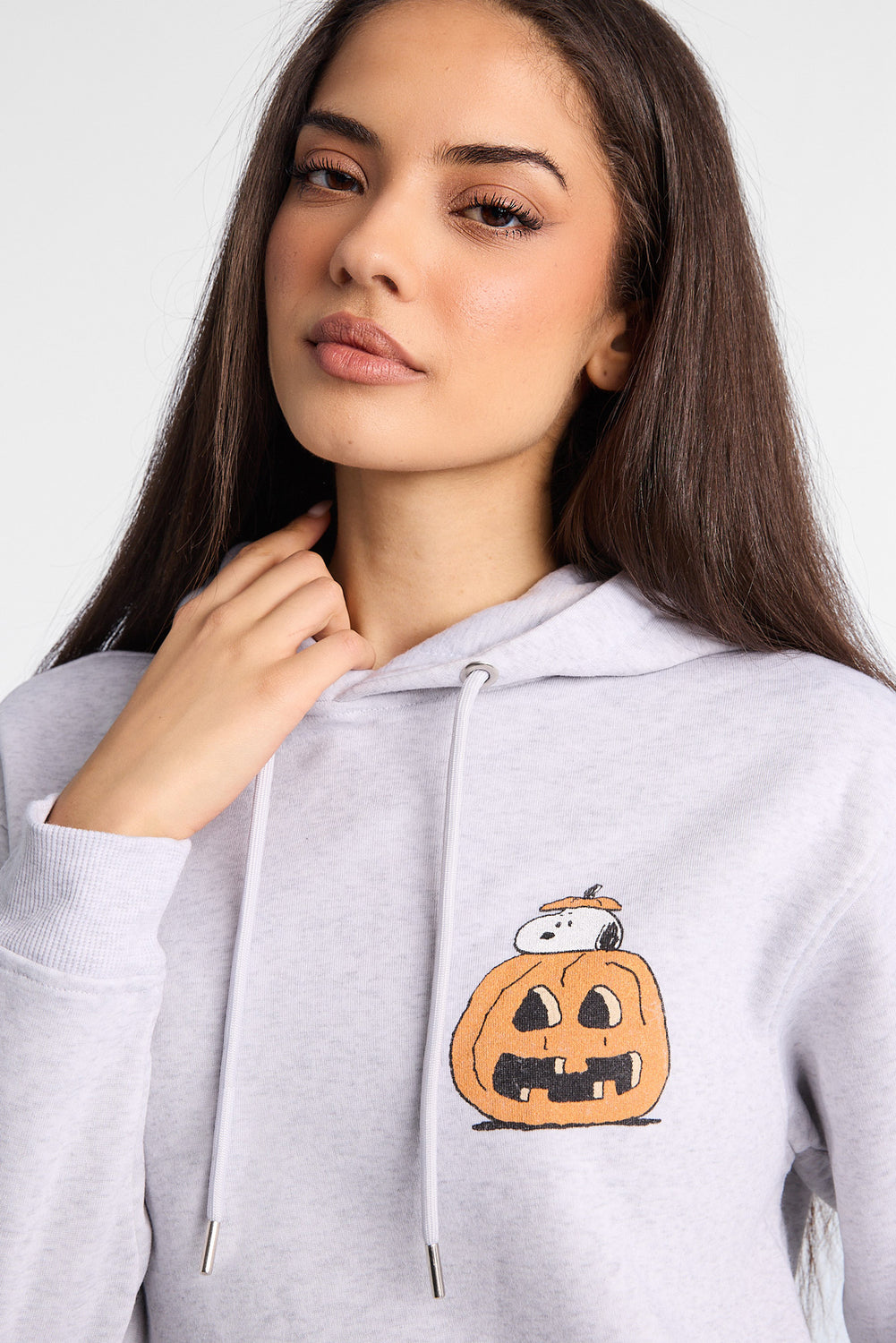 Snoopy Halloween Graphic Boyfriend Hoodie Snoopy Halloween Graphic Boyfriend Hoodie