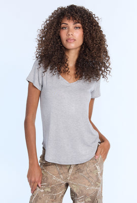 T-shirt décontracté à col en V AERO